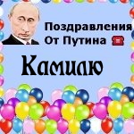 Поздравления с днём рождения Камилю голосом Путина