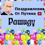 Поздравления с днём рождения Рашиду голосом Путина