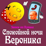 Пожелания спокойной ночи 🌜 Веронике от Путина