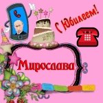 Поздравление с юбилеем Мирославе от Путина