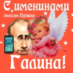 Поздравления с именинами Галине голосом Путина