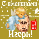 Поздравления с именинами Игорю голосом Путина