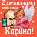 Поздравления с именинами Карине голосом Путина
