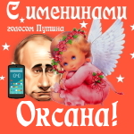 Поздравления с именинами Оксане голосом Путина