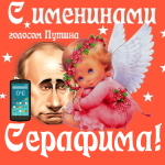 Поздравления с именинами Серафиме голосом Путина