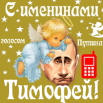 Поздравления с именинами Тимофею голосом Путина