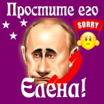 Путин передаст ваши извинения Елене 📞