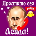 Путин передаст ваши извинения Лейле 📞
